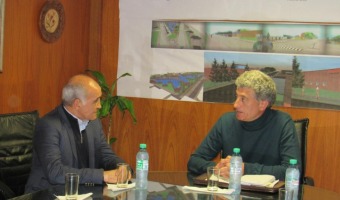 GUSTAVO BARRERA RECIBI AL VICEGOBERNADOR DE LA PROVINCIA